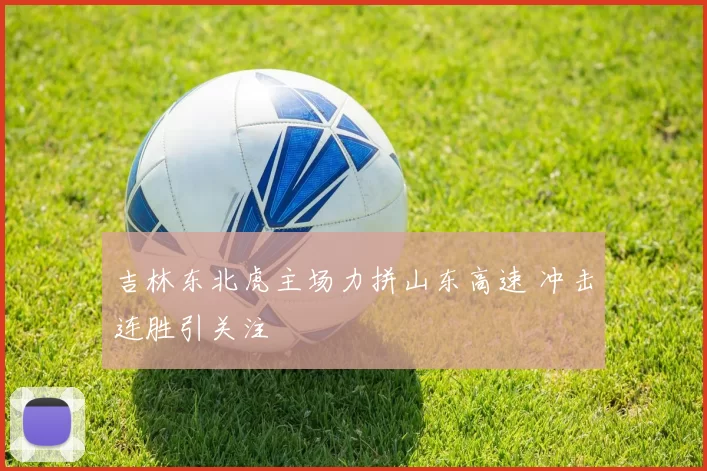 吉林东北虎主场力拼山东高速 冲击连胜引关注