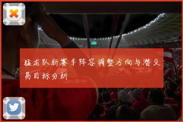 猛龙队新赛季阵容调整方向与潜交易目标分析