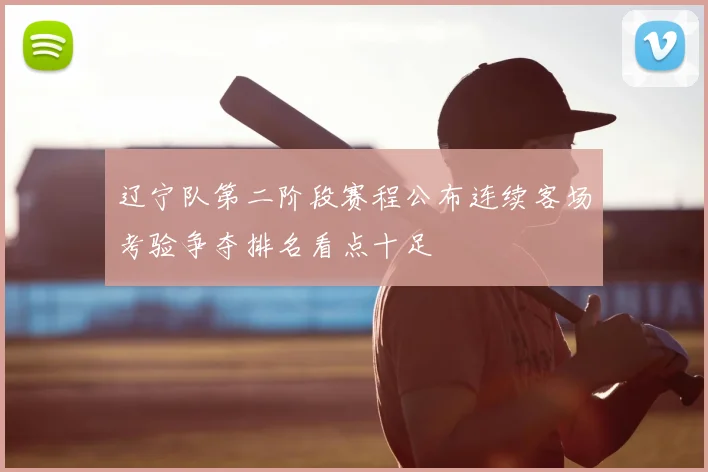 辽宁队第二阶段赛程公布连续客场考验争夺排名看点十足
